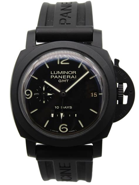 luminor panerai ceramic silver|Panerai Luminor gmt 44mm price.